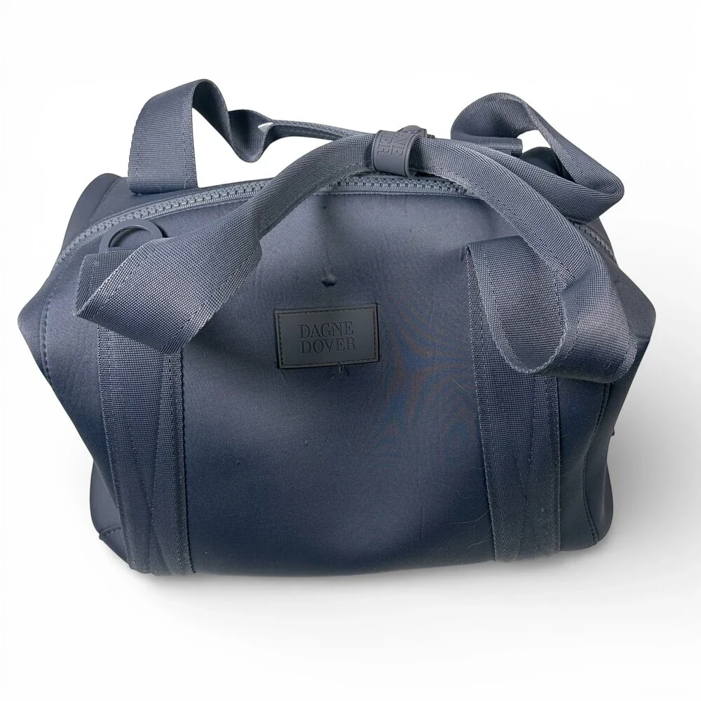 Dagne Dover Landon Carryall Neoprene Diaper Bag Dark Gray Large